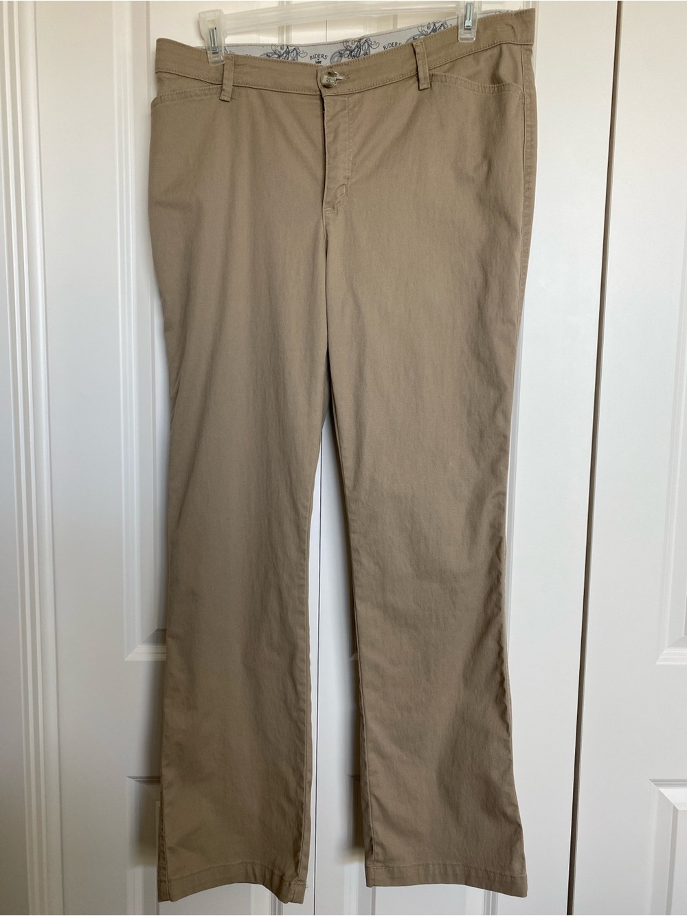 EUC Riders by Lee Women’s Classic Khaki Pants - Tailored Straight Fit